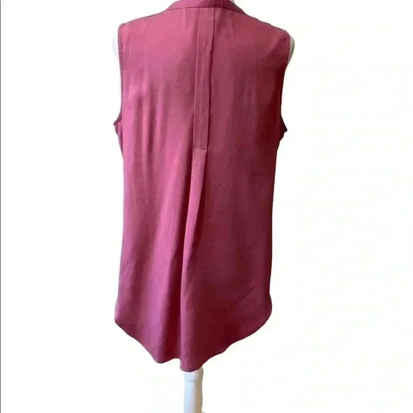 Soft Surroundings 100% Tencel Tunic Dusty Mauve size M - Picture 2 of 5